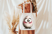Whimsical Funny Easter Eggs Clipart, an Illustration by designcity5 (Thumbnail 4 of 5)
