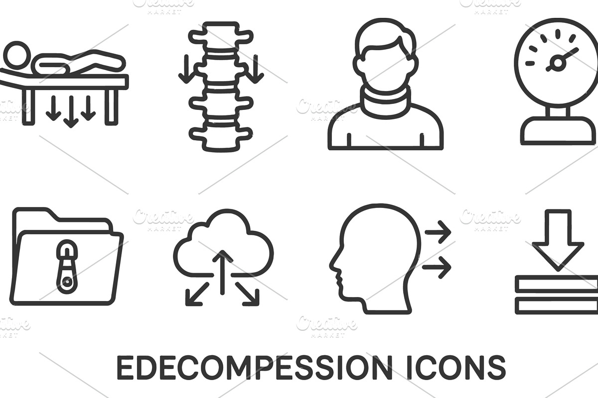 Vector illustration of decompression, an Object Illustration by ZinetroN