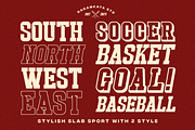 Strike Catch - Slab Sport Font, a Slab Serif Font by RagamKata (Thumbnail 6 of 12)