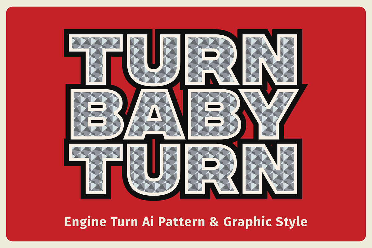 Engine Turn Pattern & Graphic Style, a Pattern Graphic by Brandon Moore (Photo 1 of 4)