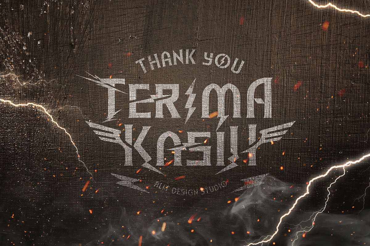 Electrone Superhero Font, a Sans Serif Font by alit design (Photo 21 of 21)