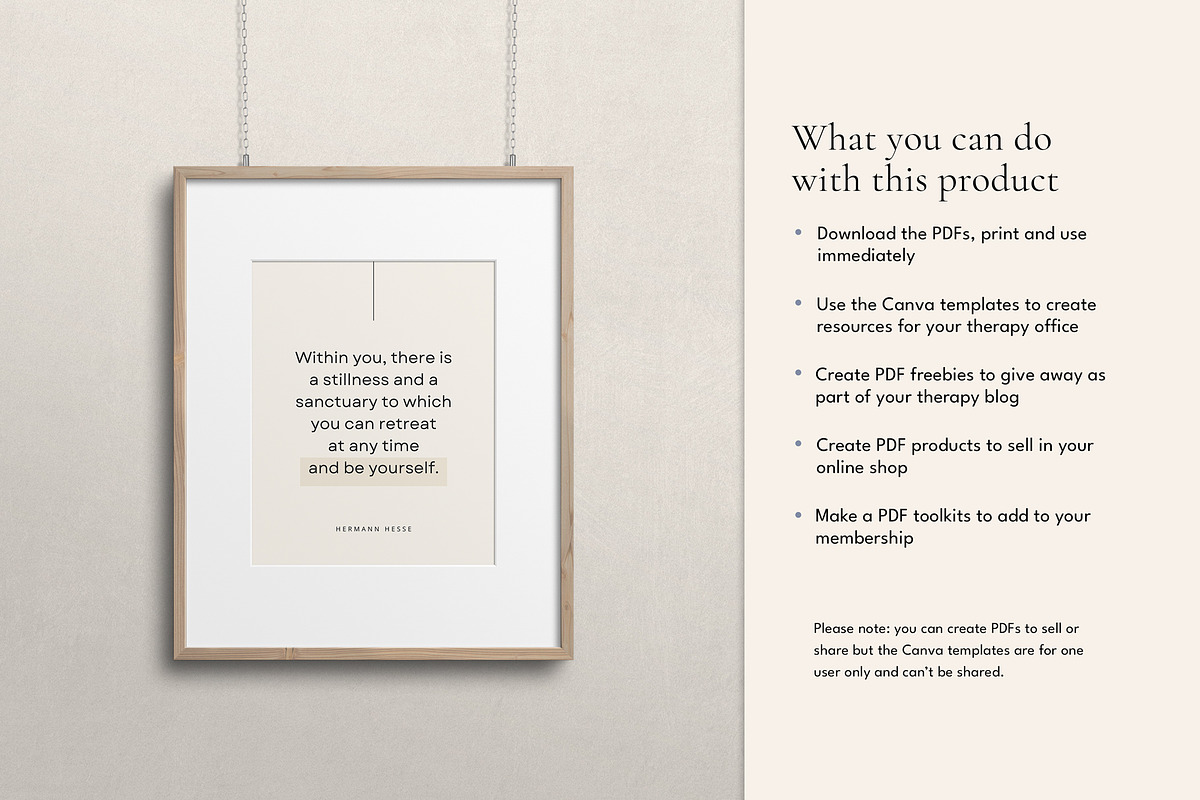 Mindfulness Workbook Canva Templates, a Templates & Theme by Miri Campbell (Photo 4 of 8)
