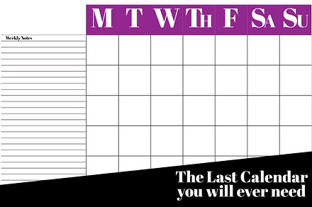 The Last Calendar You'll Ever Need