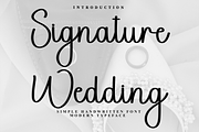 Signature Wedding, a Handwritten Font by FreshTypeINK (Thumbnail 1 of 8)