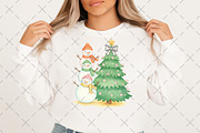 Coquette Glitter Christmas Snowman, an Illustration by Craft Nest (Thumbnail 5 of 6)