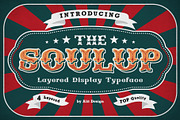 Soulup Typeface, a Script Font by alit design (Thumbnail 1 of 15)