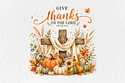Give Thanks To The Lord PNG, an Object Illustration by CraftArtStudio (Thumbnail 1 of 4)