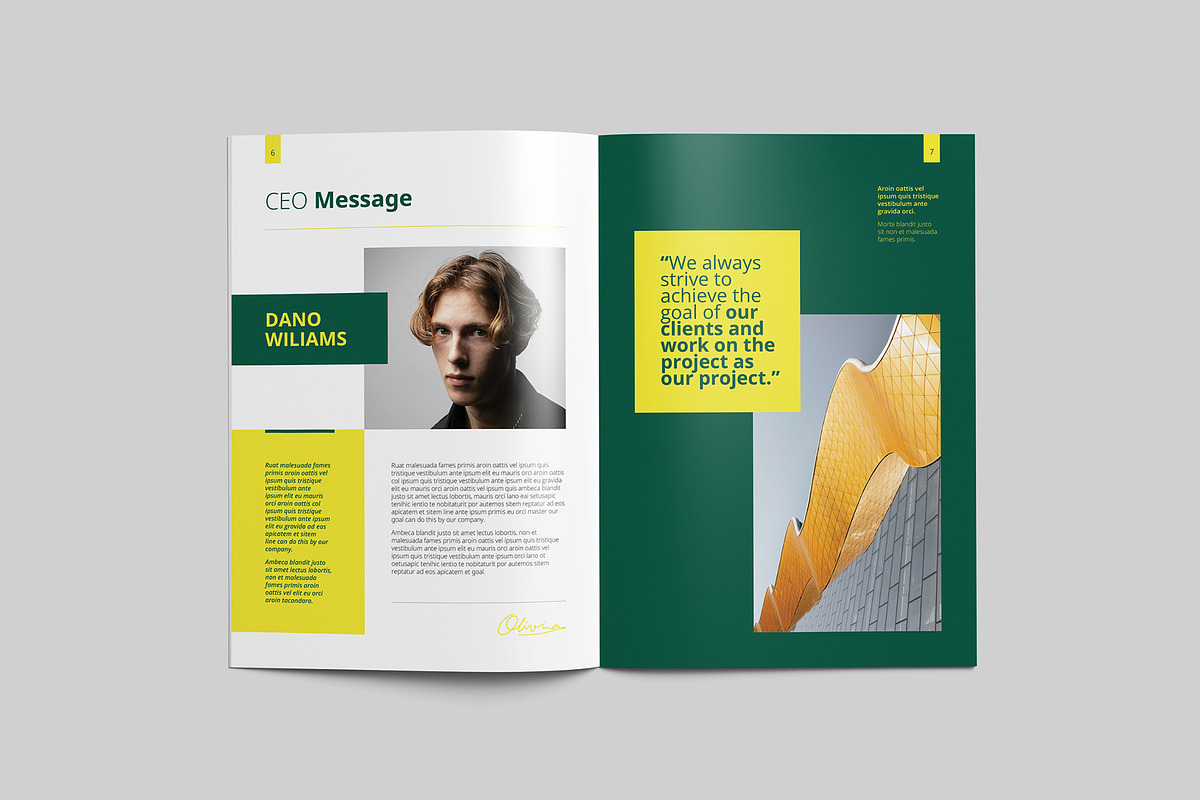 Company Profile, a Brochure Template by WOWPro (Photo 5 of 10)