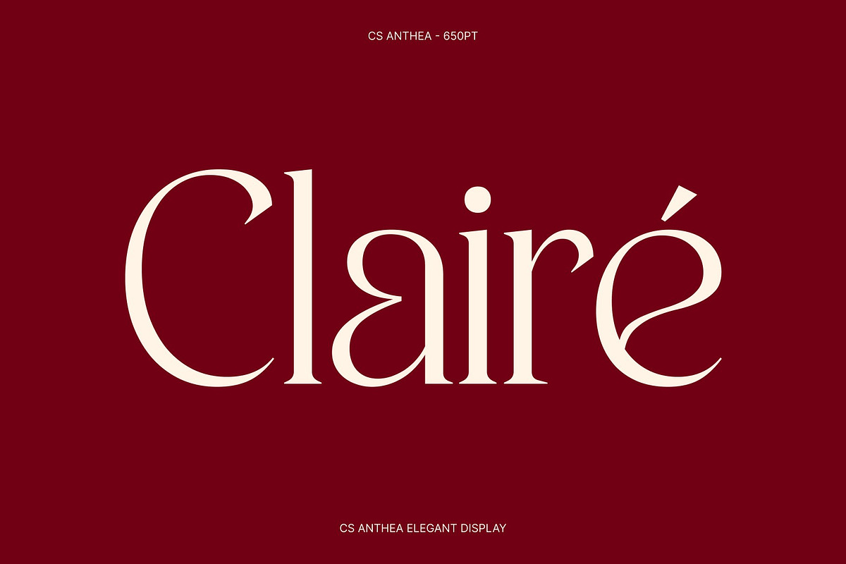 CS Anthea – Elegant Serif Font, a Serif Font by Craft Supply Co. (Photo 2 of 8)
