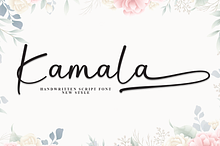 Kamala | Script Font