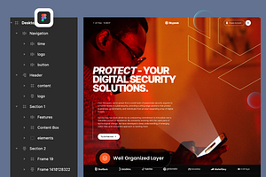 Cyber Security Landing Page