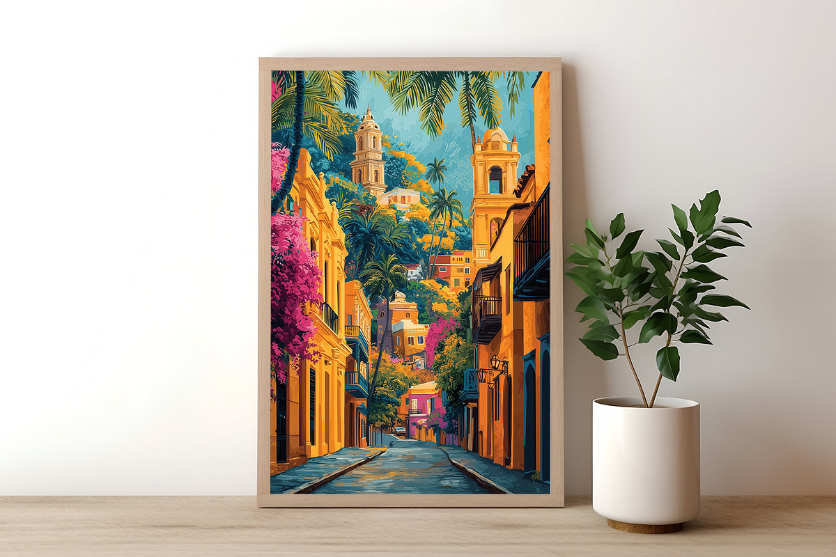 Oil Painting Style Cityscape, a Decorative Illustration by Housui Patterns (Photo 7 of 9)
