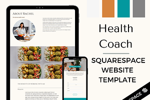 Health Coach Squarespace Template