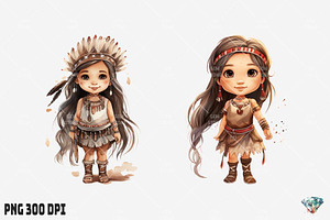 Little Girl American Indian