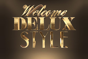 3D Gold Text Effects Vol.2