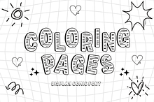 Coloring Pages - Playful Scribble