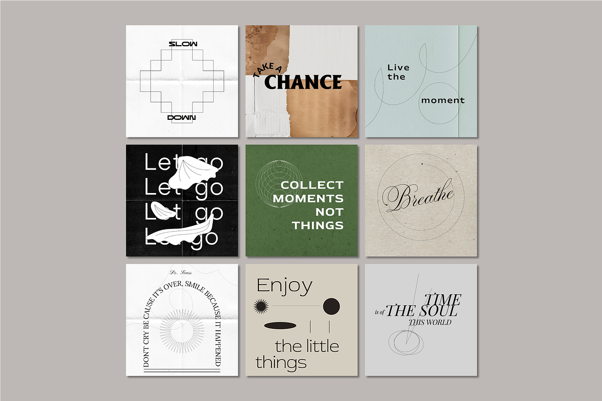 Powerful Instagram Quotes CANVA, a Social Media Template by Kimo Studio (Photo 3 of 9)