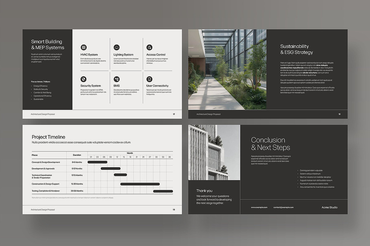 Architecture Presentation Template, a Presentation Template by BrandPacks (Photo 6 of 7)