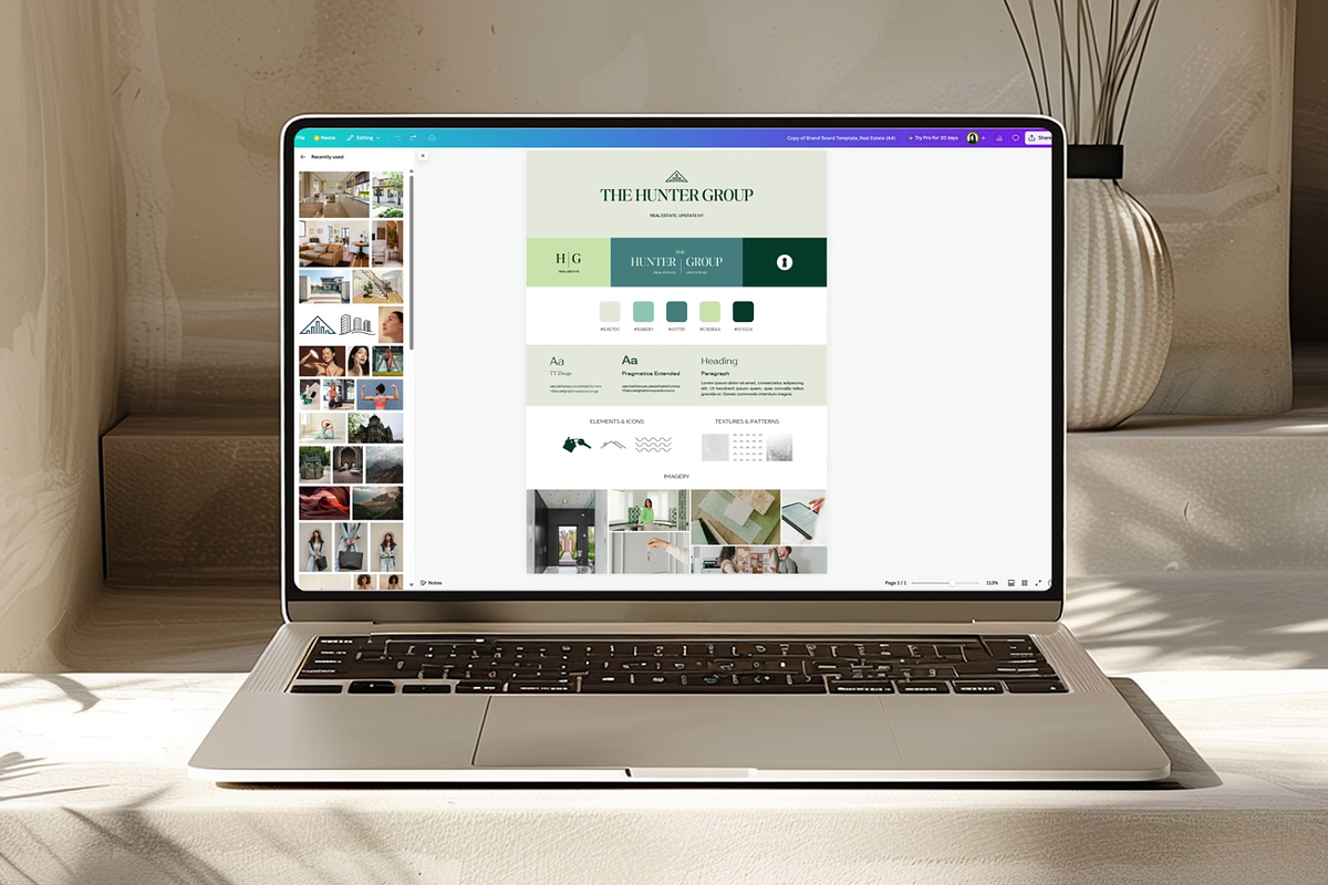 Real Estate Brand Board, a Branding & Logo Template by Creatif Foundry (Photo 2 of 6)