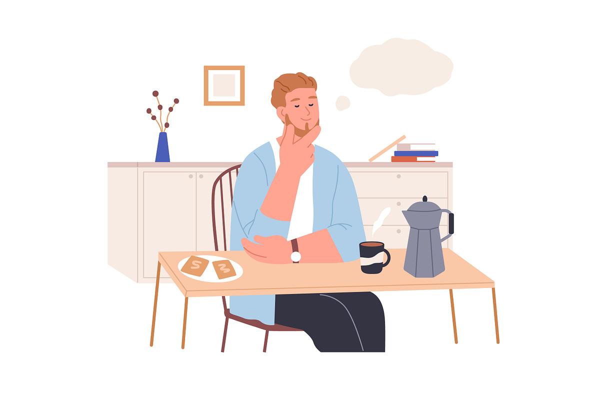 People dreaming about something set, a Person Illustration by Good Studio (Photo 4 of 10)