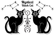 Mystical Black Cat, an Object Graphic by Anastasia (Thumbnail 11 of 15)