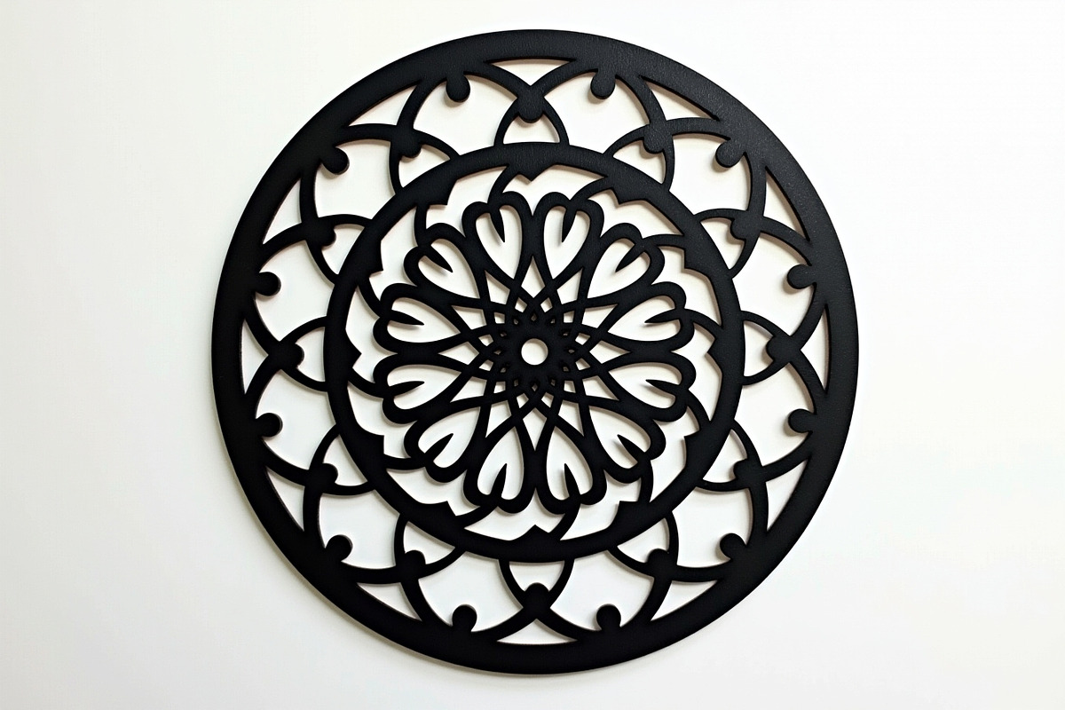 Circular Geometric Laser Cutting Bun, an Object Graphic by Creativeshirt (Photo 15 of 17)