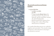 Rustic Farm Toile de Jouy Pattern, a Background Graphic by Hughes Studio (Thumbnail 5 of 7)
