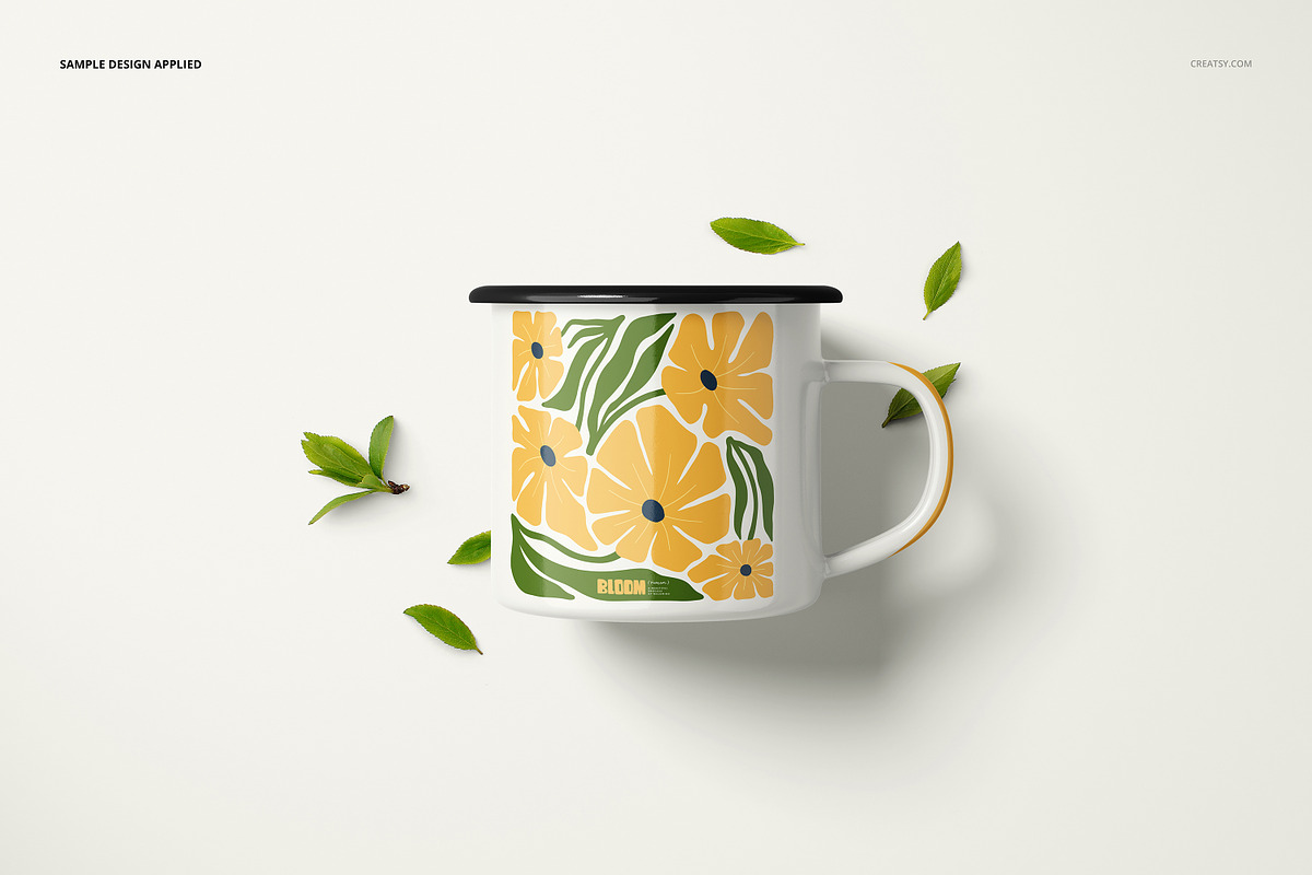 360ml Enamel Mug Mockup Set, a Cups & Container Mockup by creatsy5 (Photo 4 of 30)