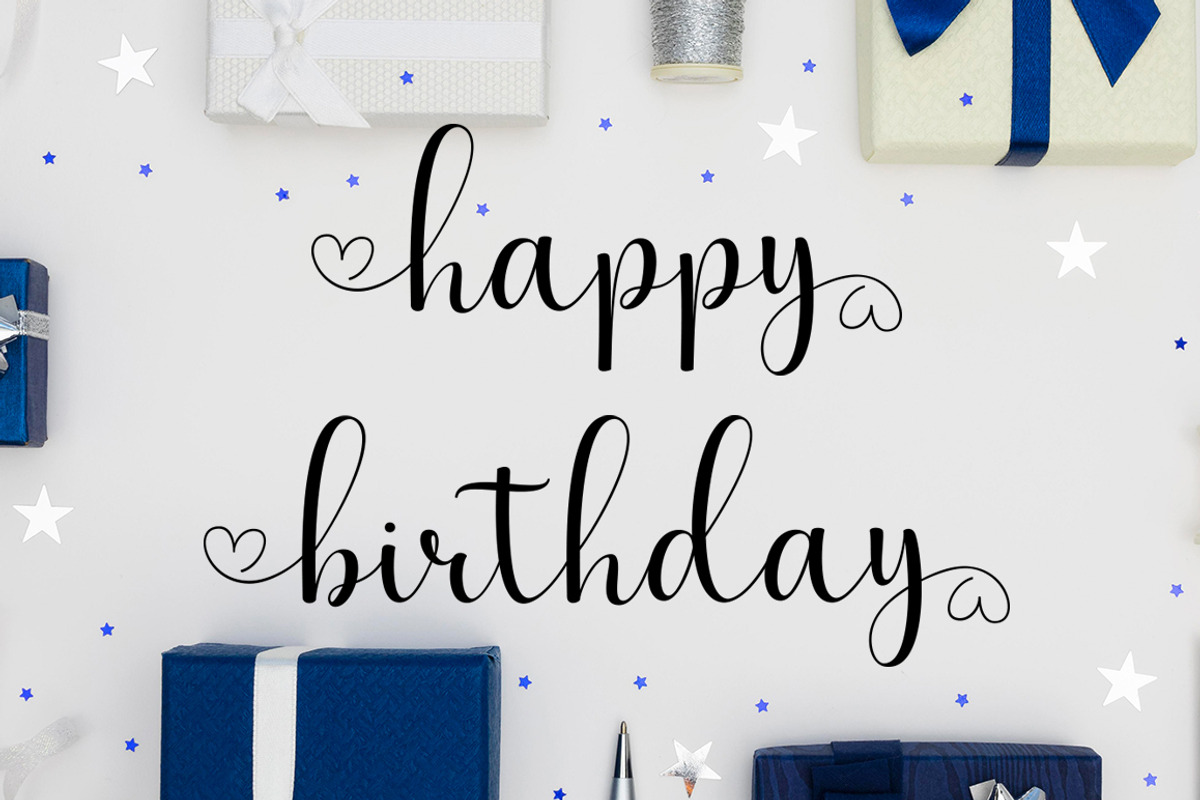 The Lovely, a Script Font by Cut Story (Photo 9 of 12)