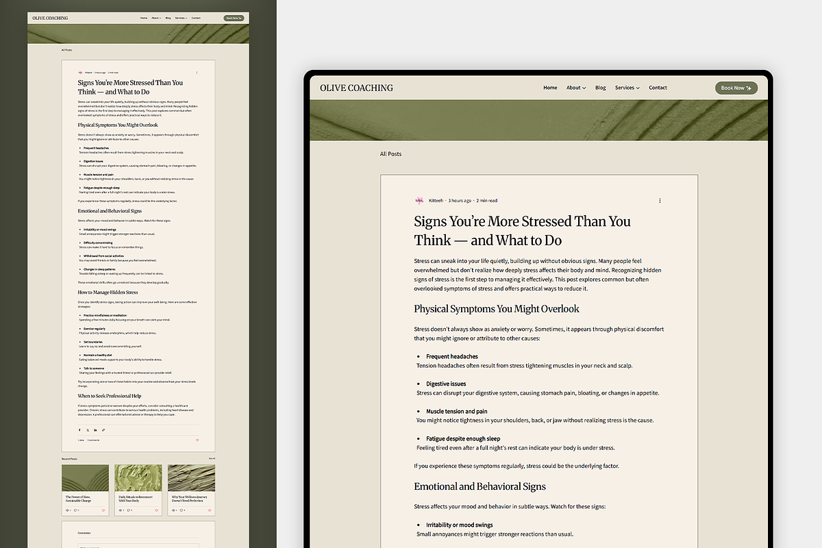 Wellness & Life Coach Website, a Wix Template by Kitteeh (Photo 7 of 20)