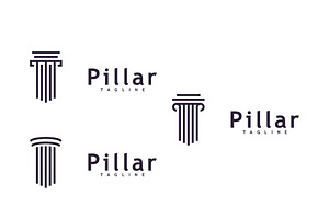 Creative Law Pillar Concept Design, a Branding & Logo Template by T.Vooka