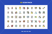 Human resources icons, an Outline Icon by Wencory (Thumbnail 1 of 2)