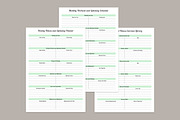 Fitness Planner Pages Set V-17, a Stationery Template by shahsoft (Thumbnail 3 of 3)