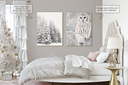 ROMANTIC CHRISTMAS Wall&Frame Mockup, a Poster Template by MyHomeMockups (Thumbnail 8 of 11)