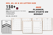 2025 Weekly & Monthly Planner Bundle, a Stationery Template by MNT-Creator (Thumbnail 1 of 5)