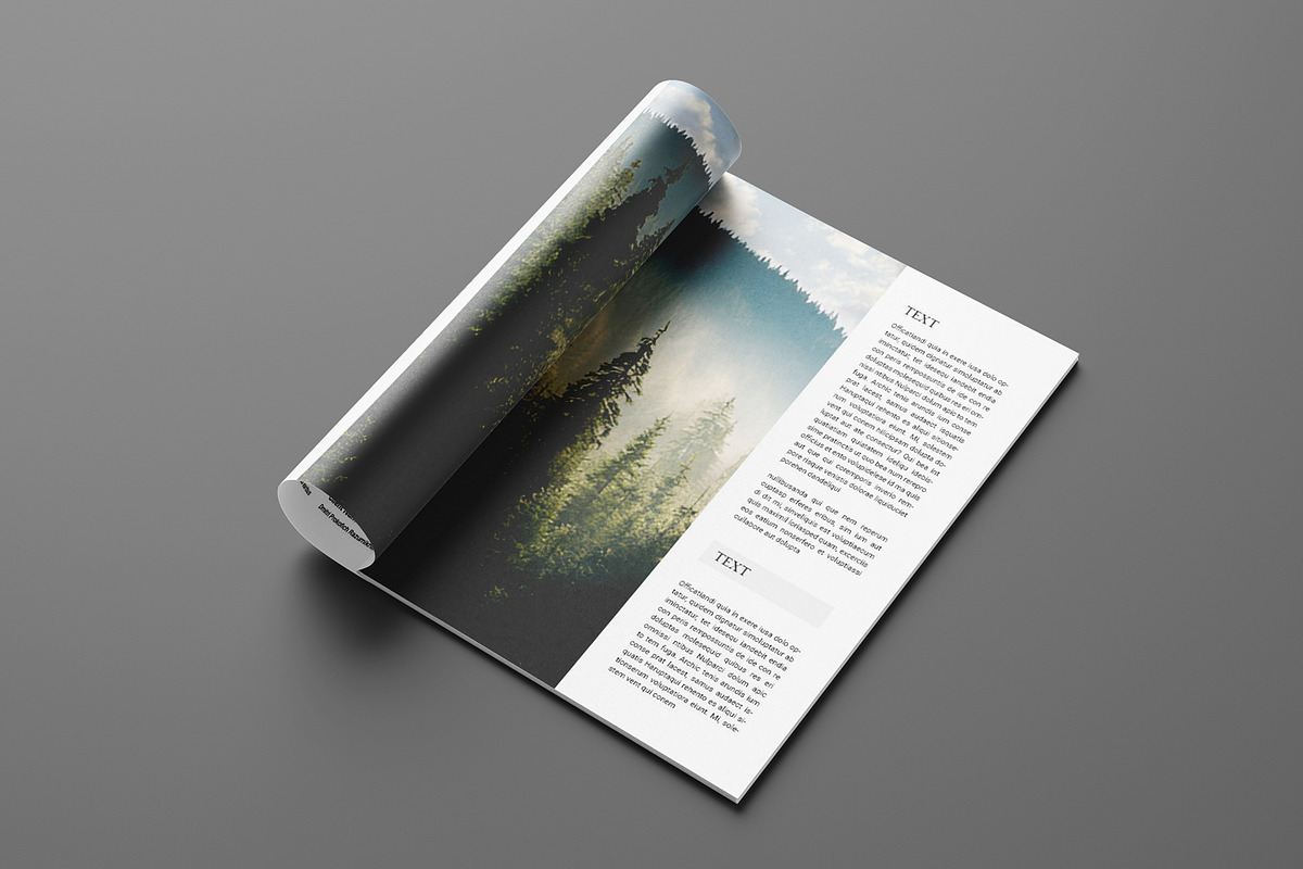 Clean Magazine Template, a Magazine Template by Seeing-art (Photo 3 of 11)