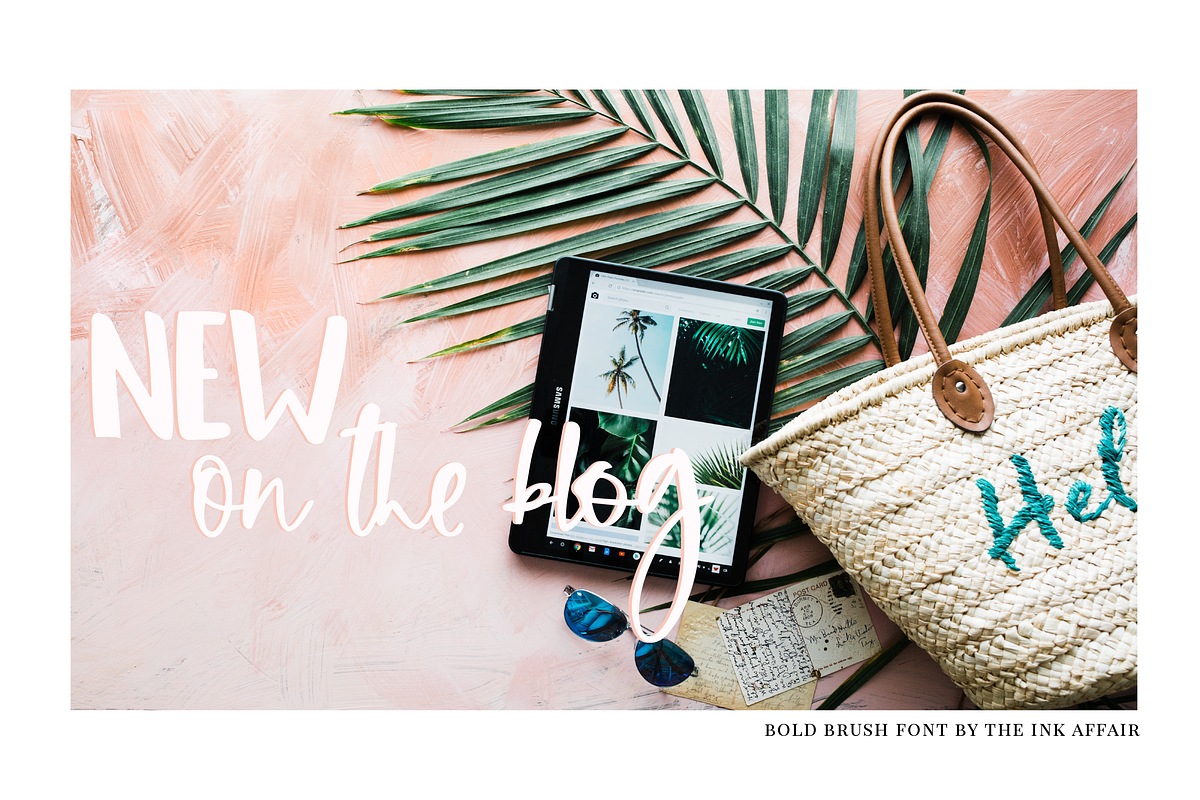 Bold Brush Font + Bonus Font preview 3