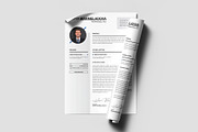 Clean Resume CV Template, a Resume Template by PixelStudio (Thumbnail 2 of 4)