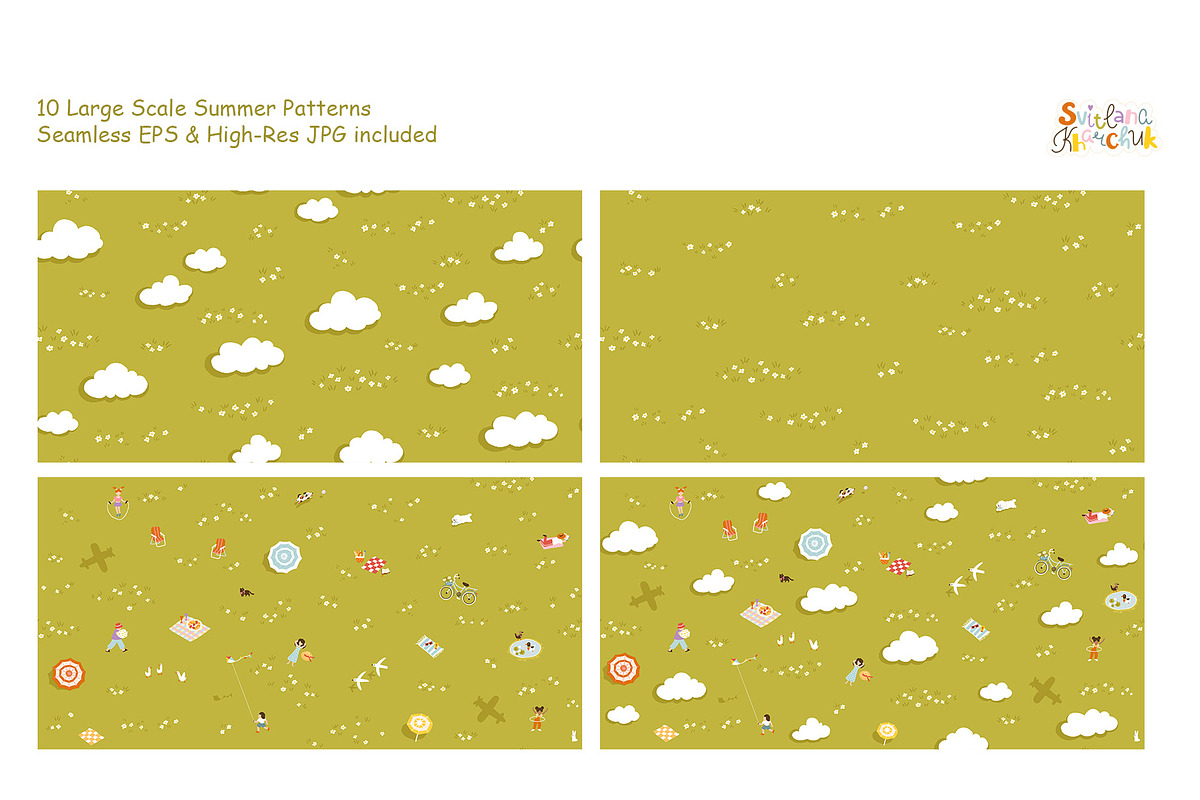 Summer Meadow Flatlay Lifestyle Set, a Pattern Graphic by Svitlana Kharchuk (Photo 4 of 16)