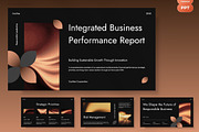 Corporate Annual & Financial Report, a Presentation Template by FIBRINOSÄ (Thumbnail 2 of 7)
