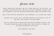 Influencer Media Press Kit, a Resume Template by thebrandcove (Thumbnail 5 of 5)