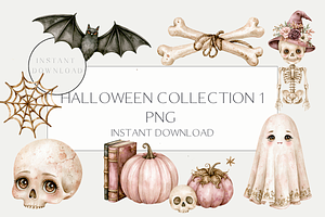 Halloween Collection 1 Illustrations