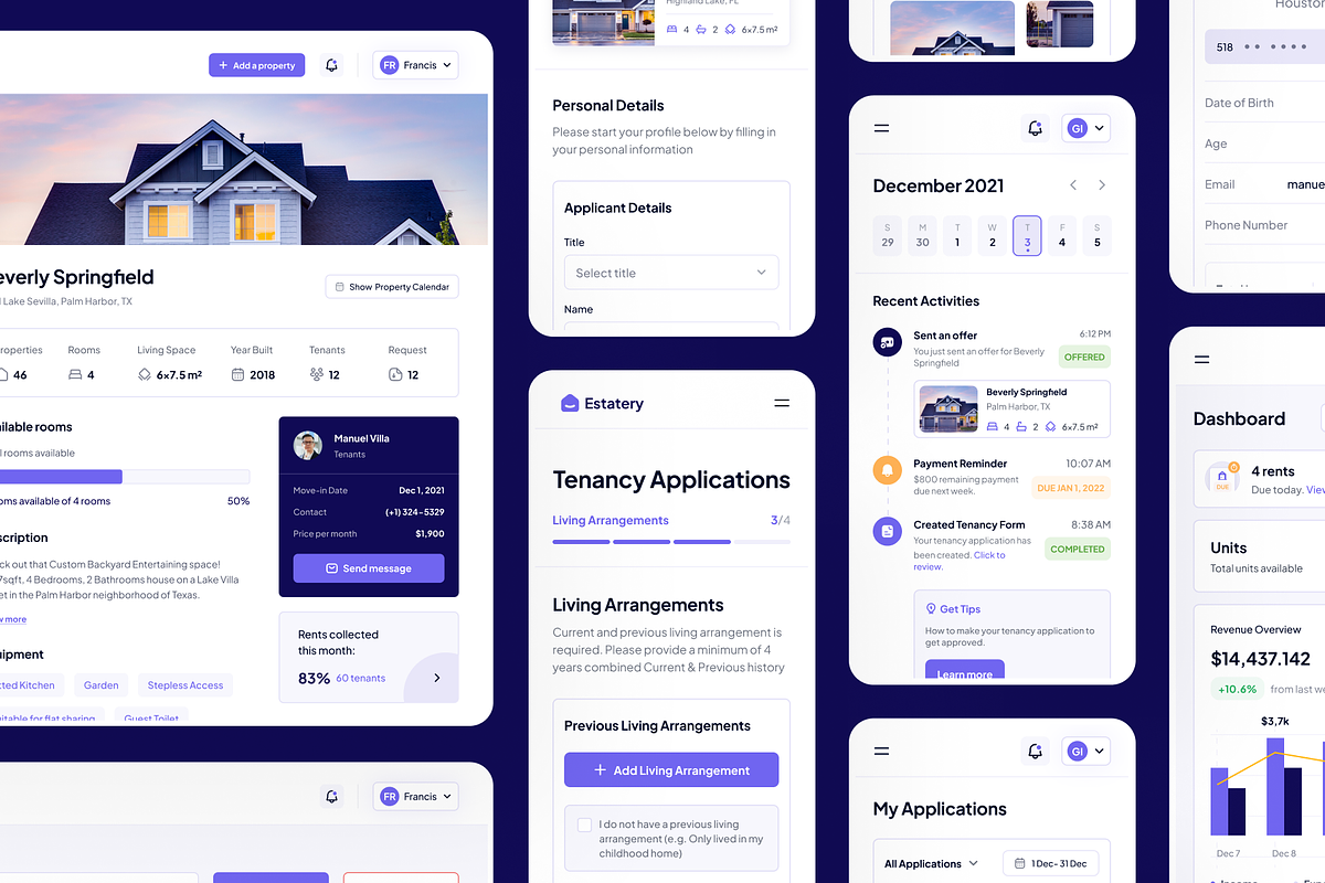 Estatery - Real Estate Web UI Kit, an UI Kit Template by dhuhacreative (Photo 6 of 8)