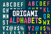 Origami Alphabets - White & Colour, an Illustration by lingard design (Thumbnail 1 of 3)