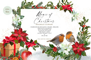 Magic of Christmas holiday clipart, a Seasonal Illustration by Vasmila (Thumbnail 1 of 16)