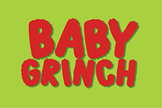 Baby Grinch - Playful Textured Font, a Sans Serif Font by KiddoGlyphs Studio (Thumbnail 1 of 4)