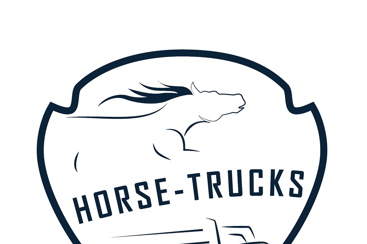 Horse and truck equine transport, a Transportation Illustration by LogosDen (Photo 3 of 3)