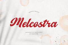 Melcostra | Handwritten Bold Script