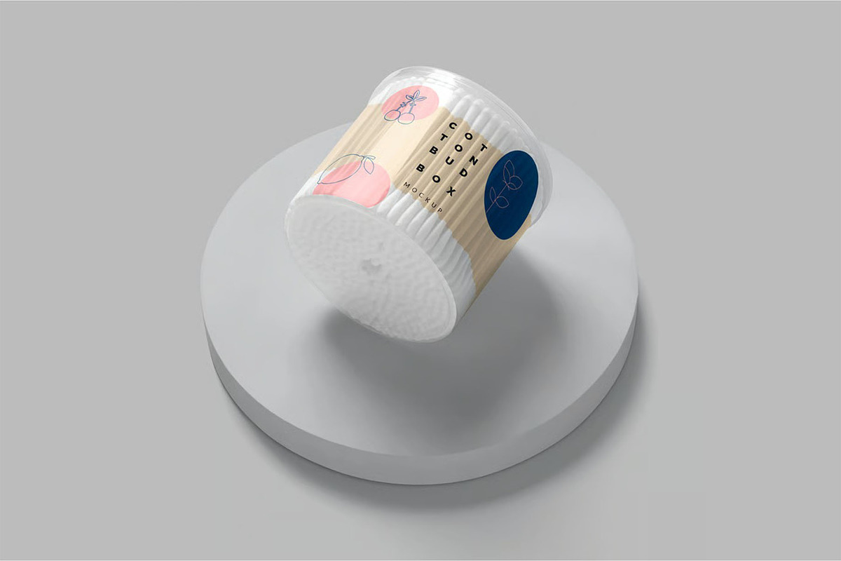 Cotton Bud Box Mockups, a Product Mockup by megostudi0 (Photo 7 of 7)