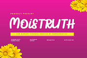 Moistruth - Fun Display Font, a Handwritten Font by Dhabee (Thumbnail 1 of 12)